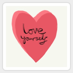 Love yourself Sticker